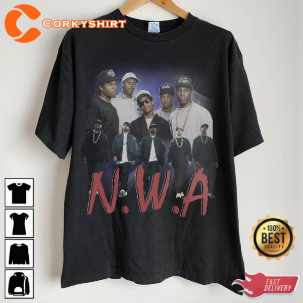 Nwa Streetwear Gifts Hip Hop 90s Vintage Shirt