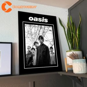 Oasis Band Liam Gallagher Noel Paul Arthurs Paul McGuigan Tony McCarroll Poster