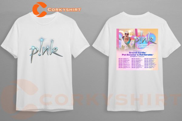 PINK Summer Carnival 2023 Tour Gift For Fan Double Side T-shirt