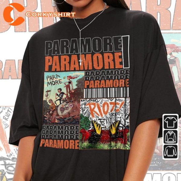Paramore Music K8 This Is Why Concert 2023 Riot Unisex Concert Shirt