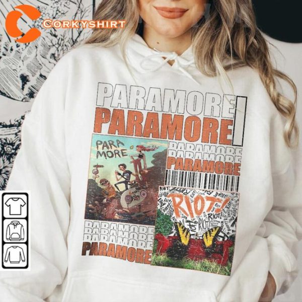 Paramore Music K8 This Is Why Concert 2023 Riot Unisex Concert Shirt