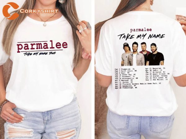 Parmalee 2023 Take My Name Tour T-Shirt For Fans