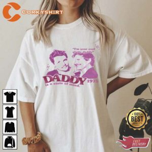 Pedro Pascal Daddy Is a State Of Mind Unisex Tshirt