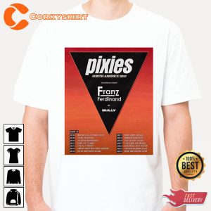 Pixies North America 2023 Second Leg Summer Concert Fan Gift Shirt