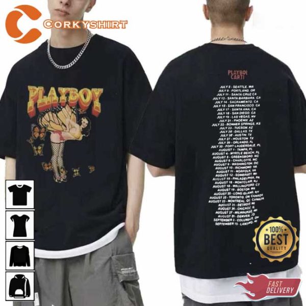 Playboi Carti 2Pac Hip hop Rap T-Shirt Gift For Fans