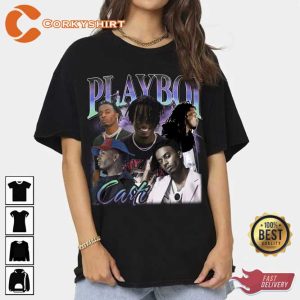 Playboi Carti ILoveUIHateU Street Style Unisex Rap Tshirt