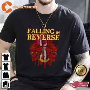 Popular Monster inspired Falling in Reverse Design T shirt