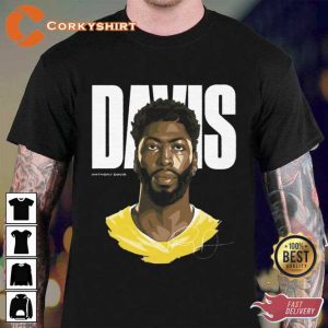 Portrait Of Anthony Davis Game Face Unisex T-Shirt1