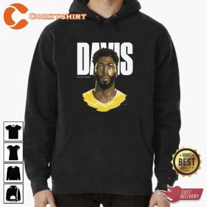 Portrait Of Anthony Davis Game Face Unisex T-Shirt2