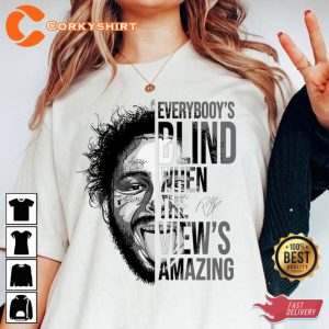 Post Malone Blind When The Views Amazing New Album Shirt Gift For Fans