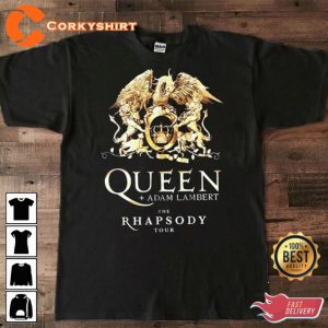Queen Adam Lambert The Rhapsody Tour 2023 Queen Rock Band T-Shirt