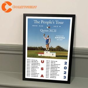 Quinn XCII The Peoples Tour US Musical Summer Concert Poster