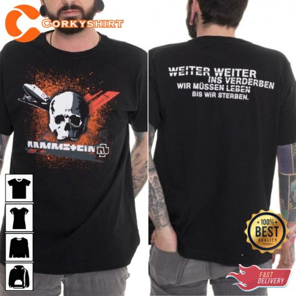 Rammstein Ins Verderben Best Gift For Passionate Fans Music Concert T-Shirt