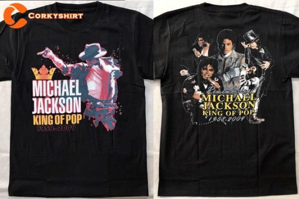 Remembering Michael Jackson King Of Pop Legend 1958 – 2009 Pop Music Icon Shirt