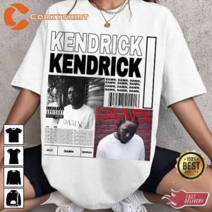 Kendrick Lamar 90s Rapper Bad Blood Pray For Me Music Concert Shirt