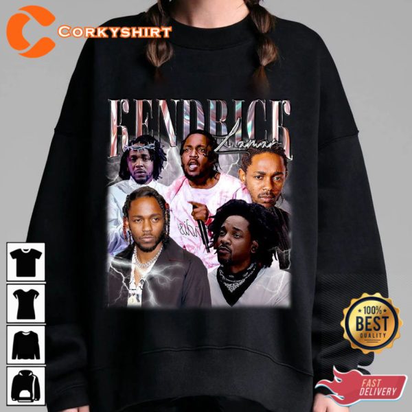 Retro Kendrick Lamar Unisex T-shirt Music Hip Hop Rap Tee