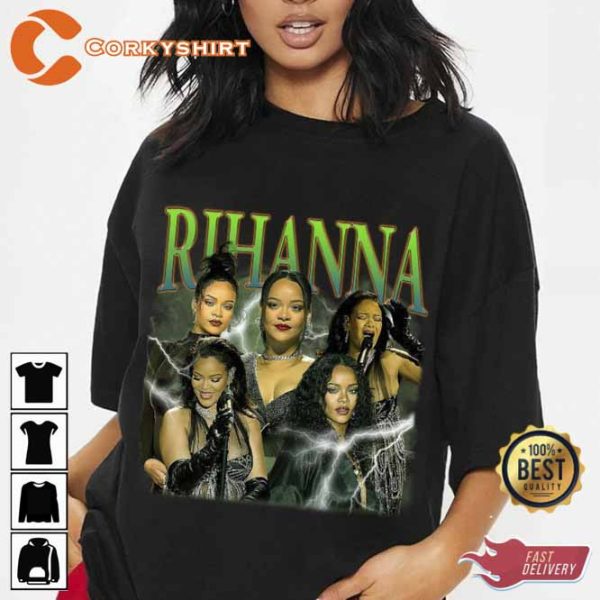Rihanna Diamonds 90s Tour 2023 2024 Vintage Tshirt