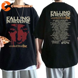 Rock Band Falling In Reverse The Popular Mons Tour 2023 Shirt For Fan