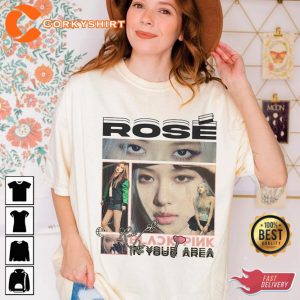 Roes BlackPink In Your Area Kpop Park Chae-young Unisex T-Shirt