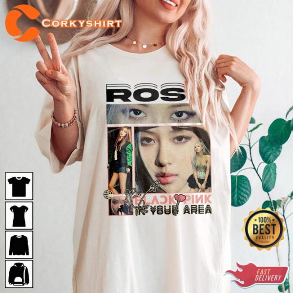 Roes BlackPink In Your Area Kpop Park Chae-young Unisex T-Shirt