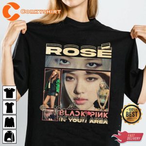 Roes BlackPink In Your Area Kpop Park Chae-young Unisex T-Shirt3