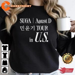 SUGA Agust D World Tour Min Yoongi Shirt Gift For Army
