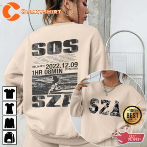 SZA-SOS-Tour-2023-Music-Concert-2-Sides-Gift-For-Fan-Unisex-Shirt