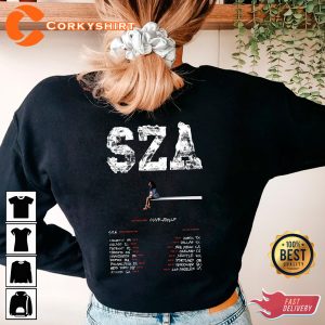 SZA-SOS-Tour-Album-2023-Full-Tracklist-Summer-Concert-2-Sides-Shirt-2