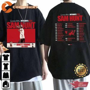 Sam Hunt Summer On The Outskirts 2023 Tour Shirt