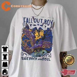 Save Rock And Roll Fall Out Boy 2023 Tour Unisex TShirt