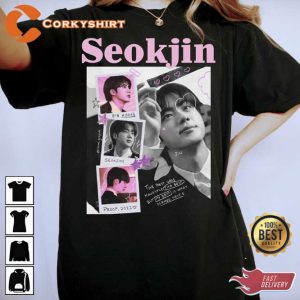 Seokjin BTS Korean Pop Singer Kpop Fans T shirt