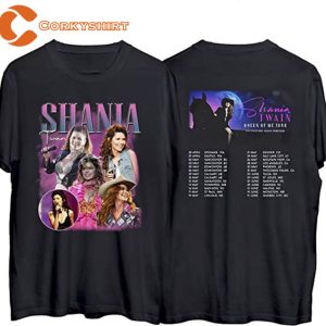 Shania Twain 2023 Queen Of Me Tour Seattle Concert Shirt