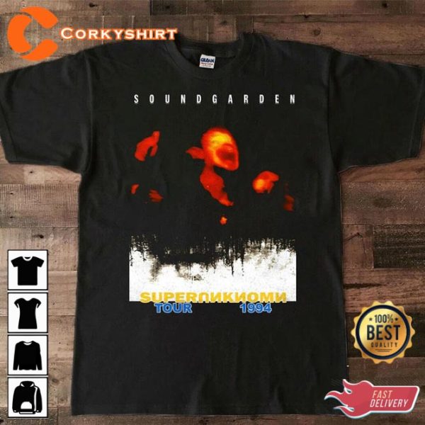 Soundgarden Superunknown Tour 1994 90s Music Shirt Anniversary Gift For Fans