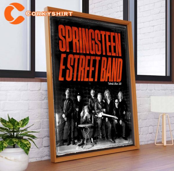 Springsteen And E Street Band World Tour 2023 Gift For Fan Poster