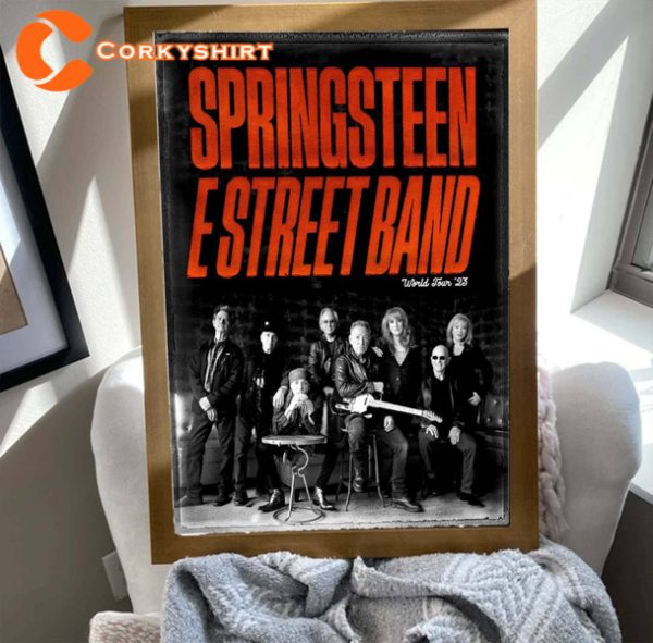 Springsteen And E Street Band World Tour 2023 Gift For Fan Poster