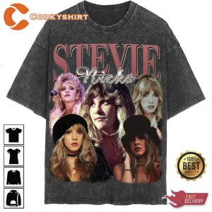 Stevie Nicks of Fleetwood Mac Vintage Washed Shirt