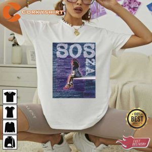 SZA SOS Ctrl Album Kill Bill Music Concert T-Shirt