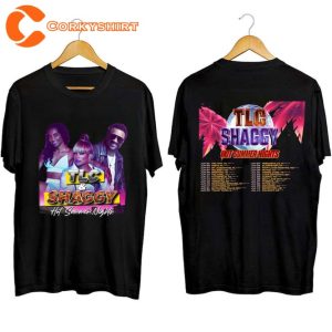 TLC and Shaggy Hot Summer Night Tour 2023 Concert Fan Shirt1