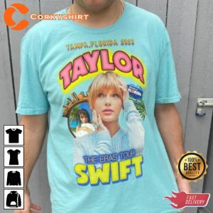 Taylor The Eras Tour Tampa Florida Concert Merch Swiftie Music Concert T-Shirt