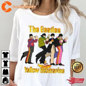 The Beatles The Yellow Submarine Tour Music Festival T-Shirt For Fans2