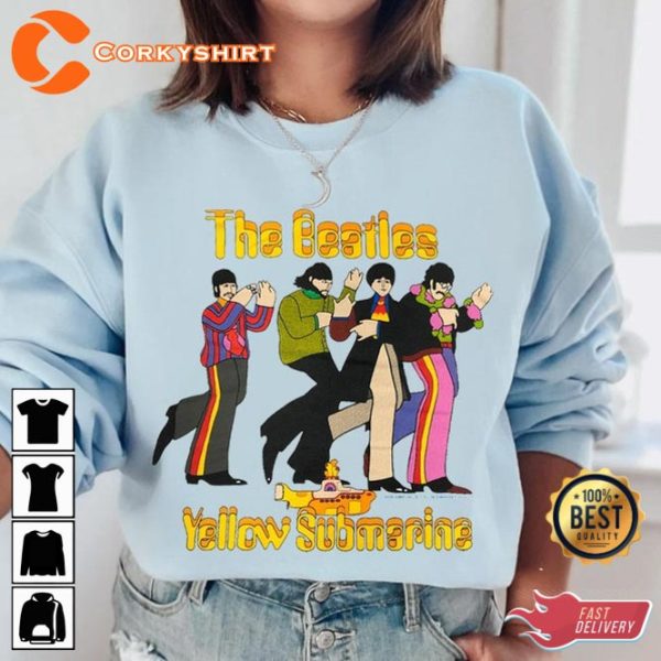 The Beatles The Yellow Submarine Tour Music Festival T-Shirt For Fans