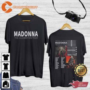 Madonna The Celebration World Tour 2023 Music Festival Concert Shirt