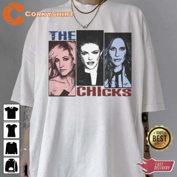 The Chick Band Pop Alternative Country Music Concert Shirt