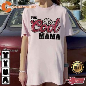 The Cool Mama Mountain Designed Happy Mothers Day T-Shirt