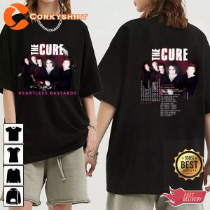 The Cure North American Tour 2023 Rock Band Concert 2 Sides T-shirt