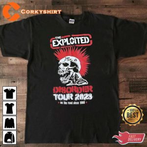 The Exploited Disorder Tour 2023 Music Concert Shirt Anniversary Gift For Fans