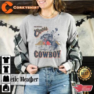 The Original Coors Cowboy Western Rodeo Country Shirt