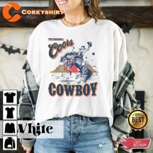 The Original Coors Cowboy Western Rodeo Country Shirt4