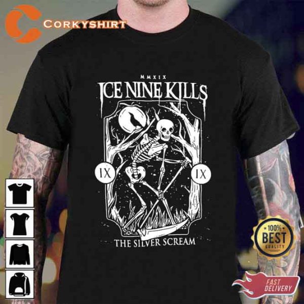 The Silver Scream Ice Nine Kills Rock Unisex T-Shirt