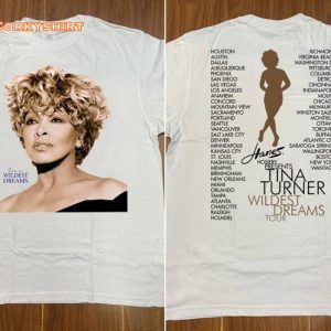 Tina Turner Queen Of Rock Wildest Dreams Tour 1996 In Our Memories Memorial Shirt